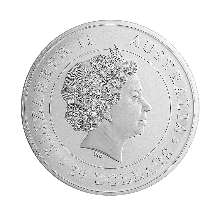 1 kilo Koala Zilveren Munt 2017 achterkant