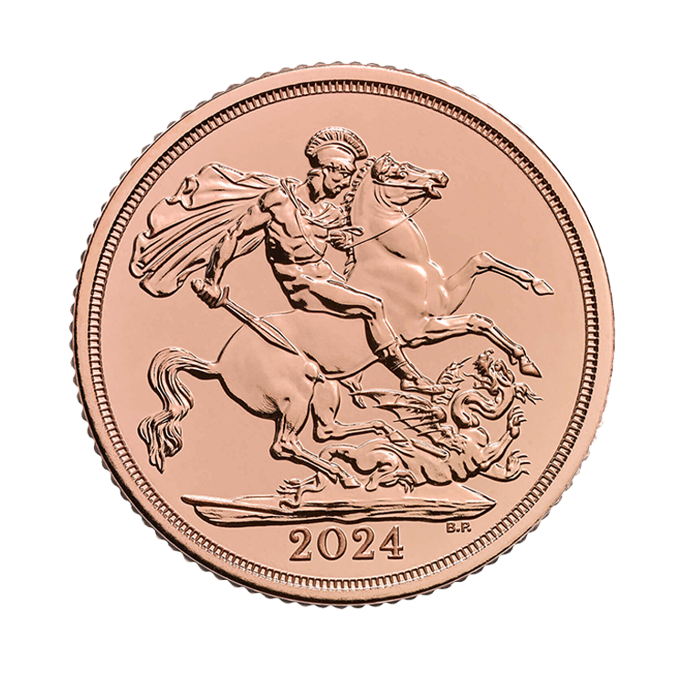 Sovereign Gold Coin 2024 front