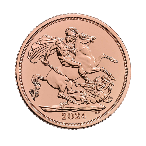 Thumbnail Sovereign Gold Coin 2024 front