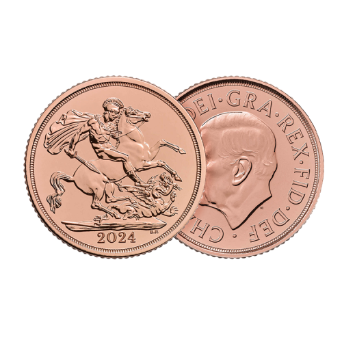Thumbnail Sovereign Gold Coin 2024 angle 1