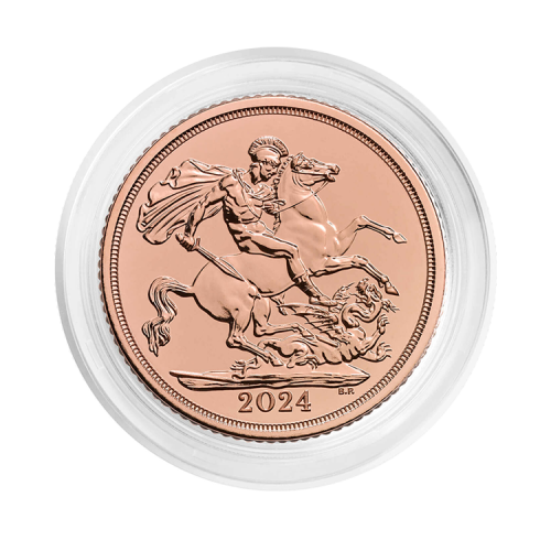 Thumbnail Sovereign Gold Coin 2024 angle 2