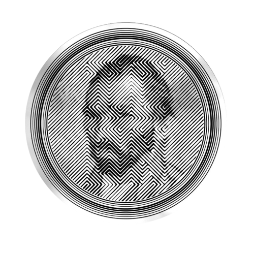 Thumbnail 1 troy ounce zilveren munt Icoon van Gogh prooflike 2024 voorkant