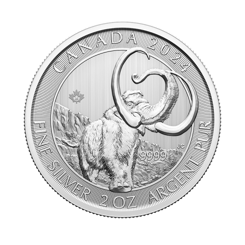 Thumbnail 2 oz Royal Canadian Mint Silbermünze 2024 front