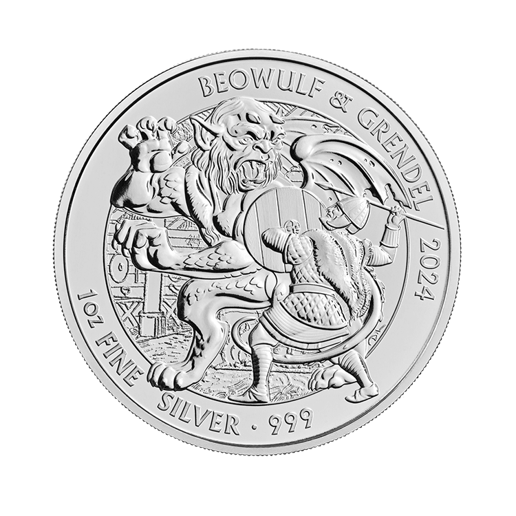 1 oz Royal Mint Zilveren Munt 2024 voorkant