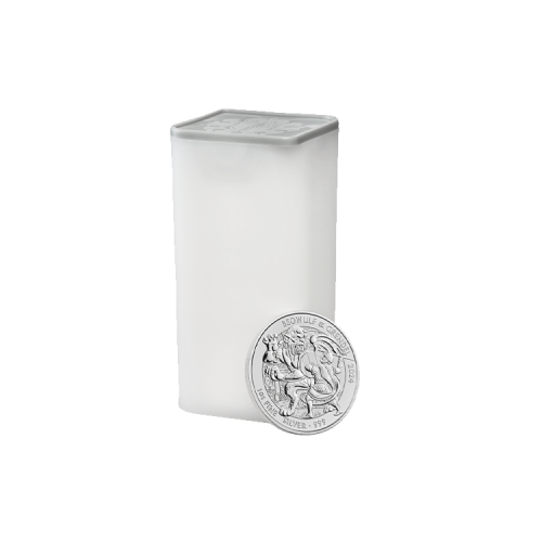 Thumbnail 1 oz Royal Mint Zilveren Munt 2024 perspectief 1