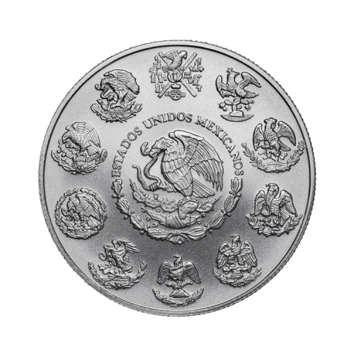 Thumbnail 1 oz Mexican Libertad d'Argent Plusieurs Années back