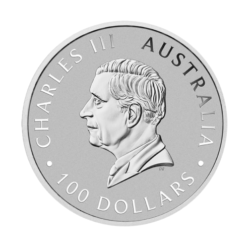 Thumbnail 1 troy ounce platina Perth Mint 125th Anniversary munt 2024 achterkant