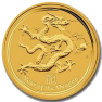 1/4 oz Lunar Gouden Munt 2012 voorkant