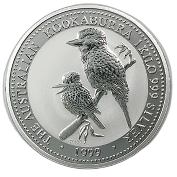 1 kilo Kookaburra Plata 1999 front