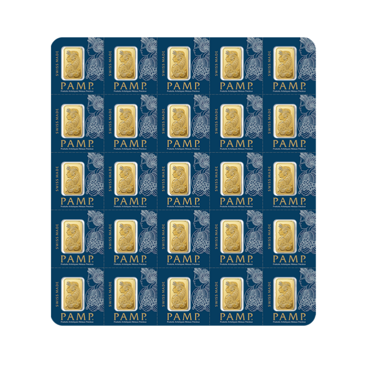 25g Pamp Suisse Goldbarren front