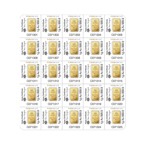 Thumbnail 25g Pamp Suisse Goldbarren back