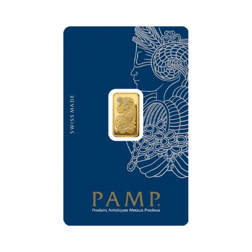 Thumbnail 2,5g Pamp Suisse Goldbarren front