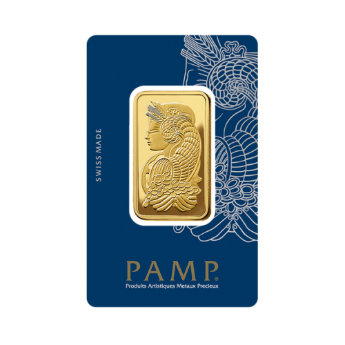 Thumbnail 1 oz Pamp Suisse Goldbarren front