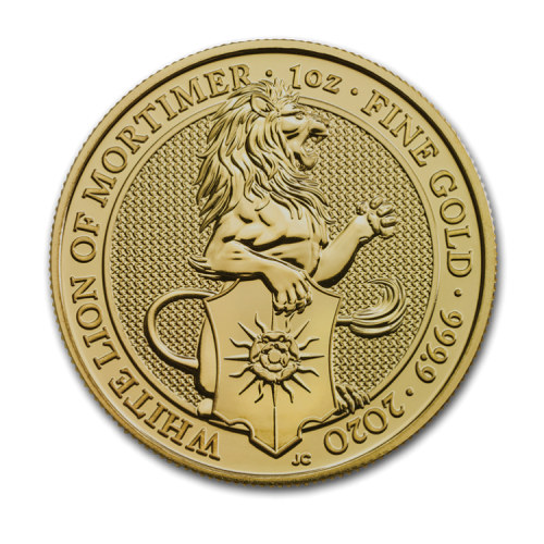 Thumbnail 1 oz Royal Mint Gouden Munt 2020 voorkant