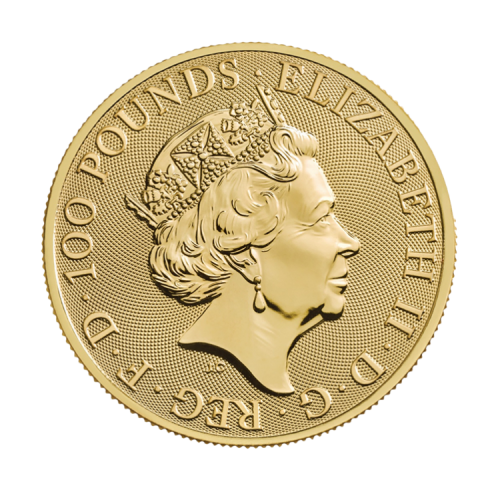 Thumbnail 1 oz Royal Mint Gouden Munt 2020 achterkant