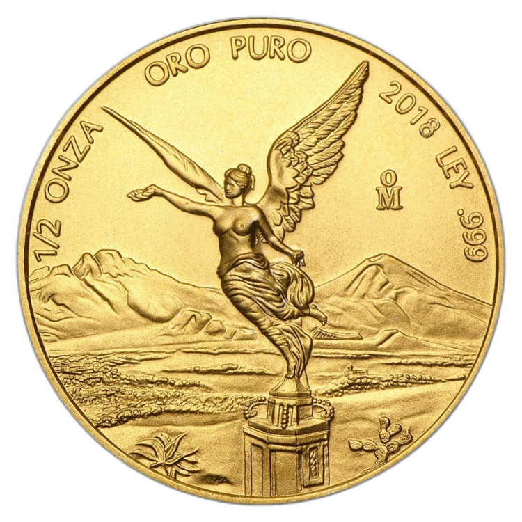 1/2 oz Banco de Mexico Gouden Munt 2018 voorkant