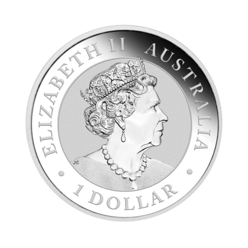 Thumbnail 1 oz Koala Zilveren Munt 2012 achterkant