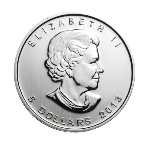 Thumbnail 1 oz Royal Canadian Mint Zilveren Munt 2013 achterkant
