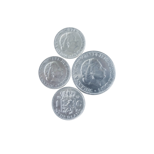 Thumbnail Dutch silver coins 72% silver
