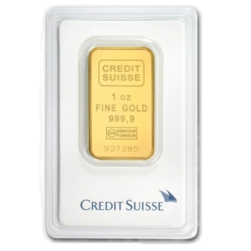 Thumbnail 1 troy ounce goudbaar Credit Suisse