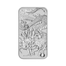 1 oz Rectangular Dragon Silver Bar front