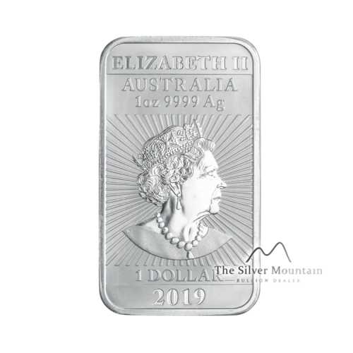 Thumbnail 1 oz Perth Mint Silver Bar 2019 back