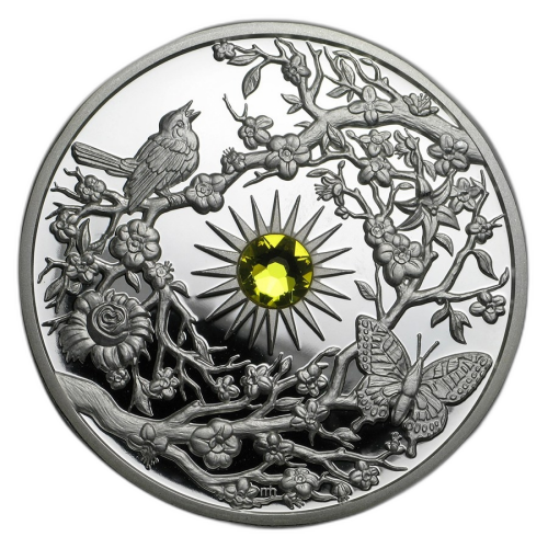 Thumbnail 2 Troy ounce silver coin Niue Spring 2017 front