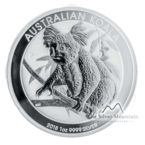 Thumbnail 1 oz Koala Silbermünze 2018 front