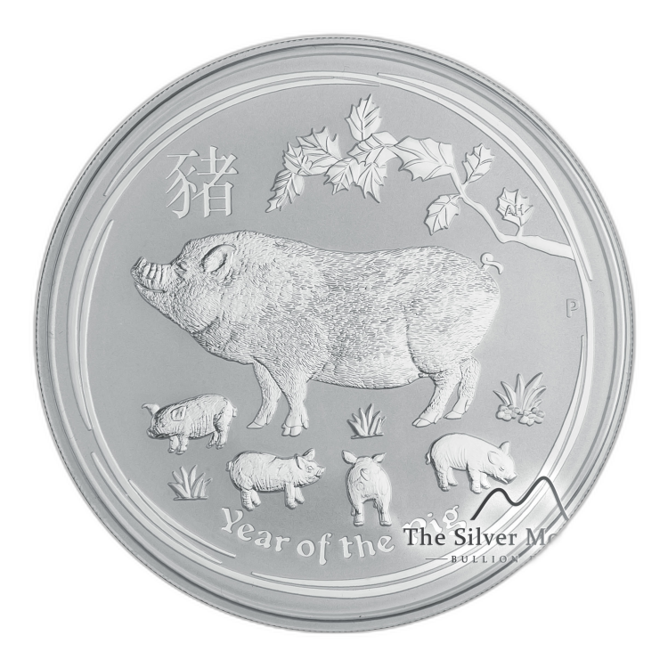 5 oz Lunar Plata 2019 front