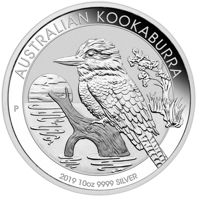10 oz Kookaburra Silver Coin 2019 front