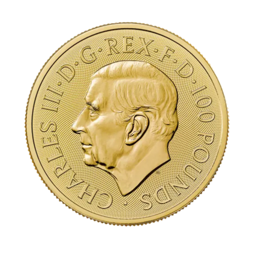 Thumbnail 1 oz Royal Mint Gouden Munt 2024 achterkant
