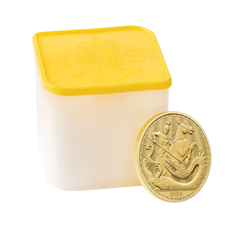 1 oz Royal Mint Gouden Munt 2024 perspectief 2