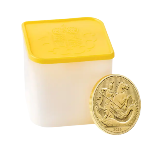 Thumbnail 1 oz Royal Mint Gouden Munt 2024 perspectief 2
