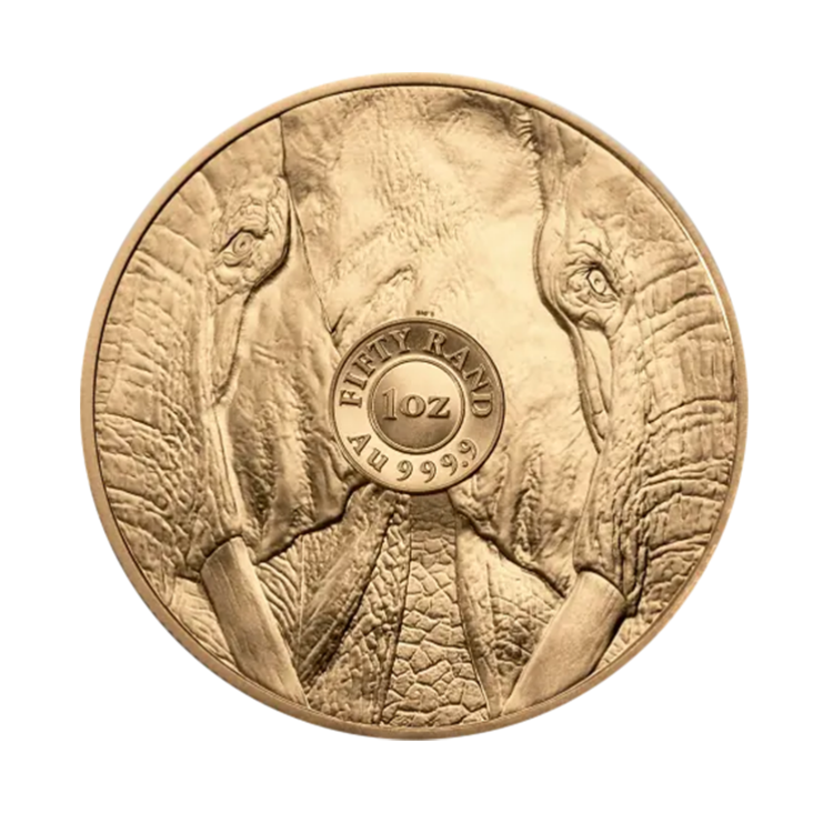 1 oz South African Mint Gouden Munt 2024 achterkant