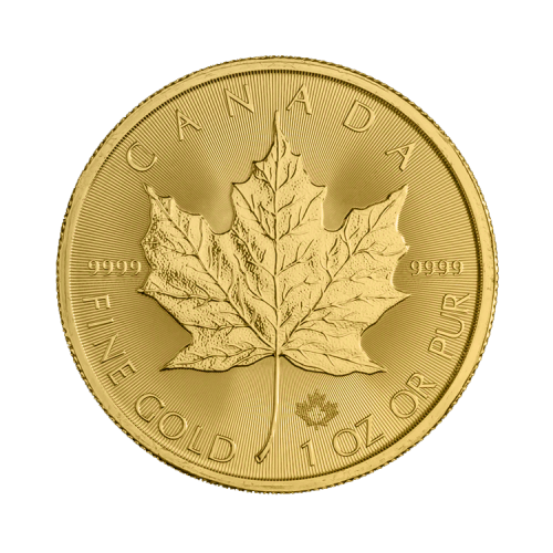 Thumbnail 1 oz Maple Leaf Gouden Munt Divers voorkant