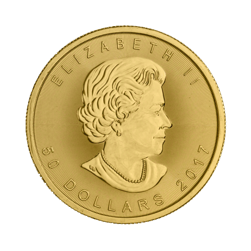Thumbnail 1 oz Maple Leaf Gouden Munt Divers achterkant