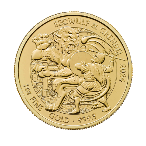 Thumbnail 1 oz Myths and Legends Gold Coin 2024 front