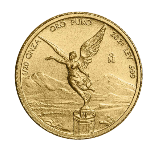 Thumbnail 1/20 oz Mexican Libertad Gouden Munt 2024 voorkant