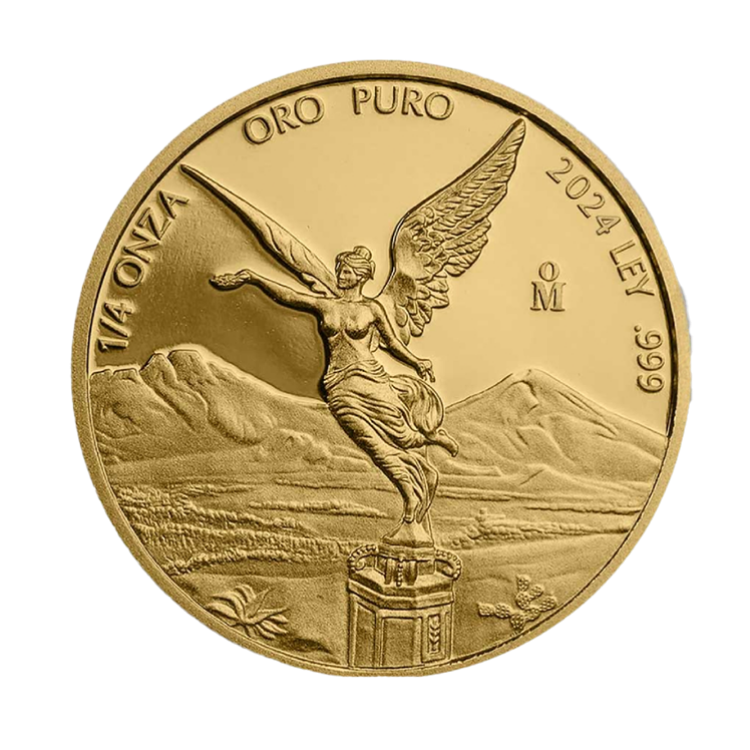 1/4 oz Mexican Libertad Gouden Munt 2024 voorkant