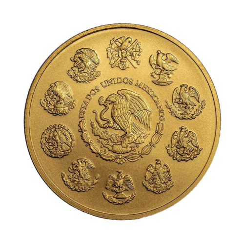 Thumbnail Achterzijde 1 troy ounce gouden Mexican Libertad