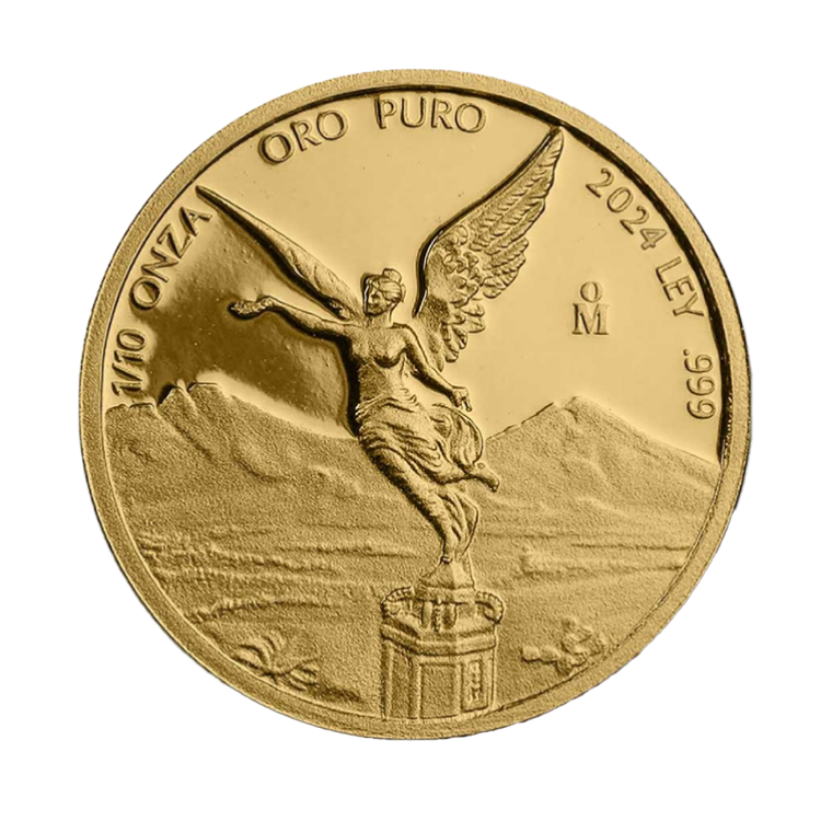 1/10 oz Mexican Libertad Gouden Munt 2024 voorkant