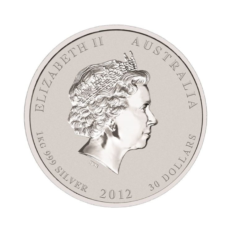 1 kilo Lunar d'Argent 2012 back
