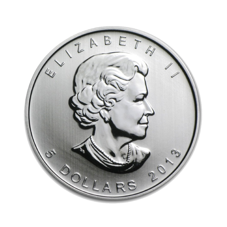 1 oz Royal Canadian Mint Silbermünze 2013 back