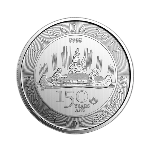 Thumbnail 1 oz Royal Canadian Mint Silbermünze 2017 front
