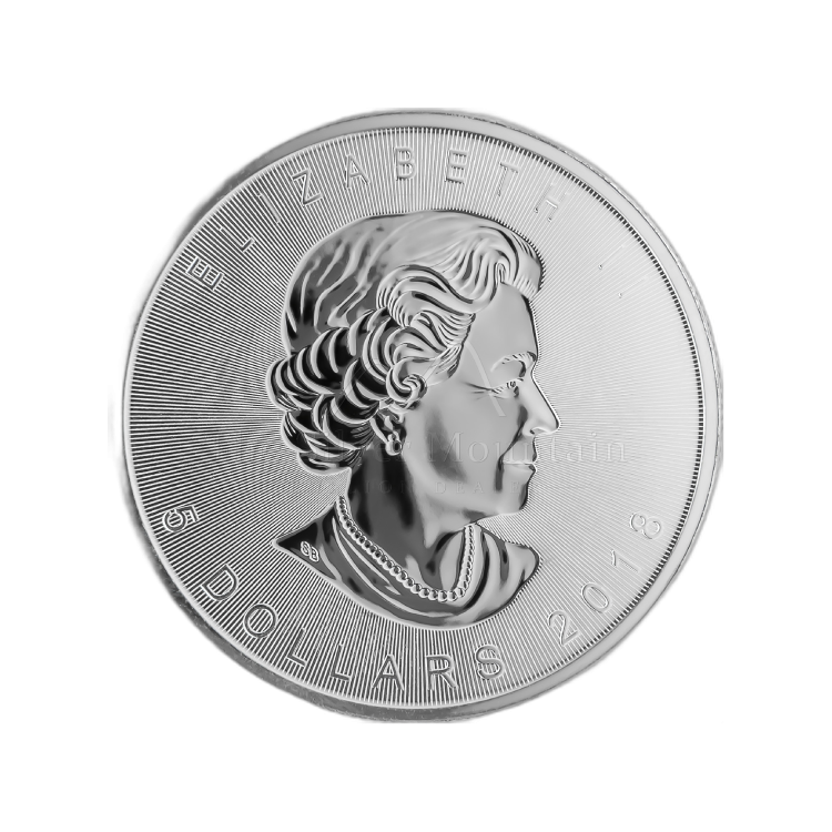 1 oz Royal Canadian Mint Silbermünze 2018 back