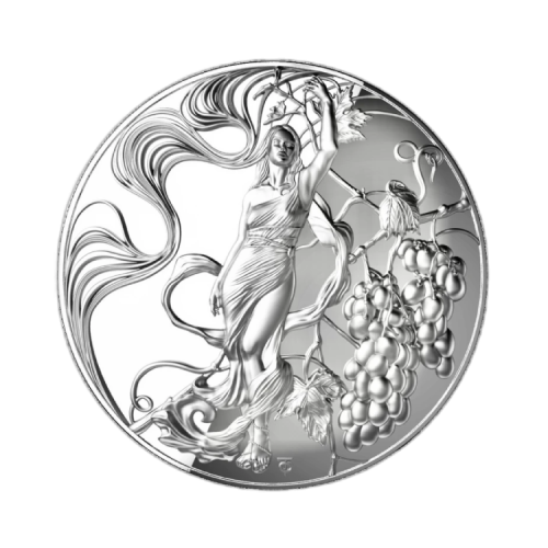 Thumbnail 2 troy ounce zilveren munt Liberty Standvastigheid - Proof voorkant