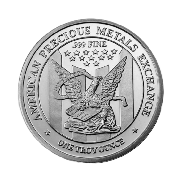1 oz Divers Zilveren Munt Divers achterkant