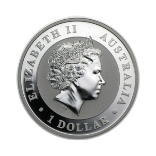 Thumbnail 1 oz Koala Zilveren Munt 2011 achterkant
