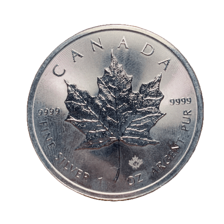 1 oz Maple Leaf Silbermünze Verschiedene Jahre front
