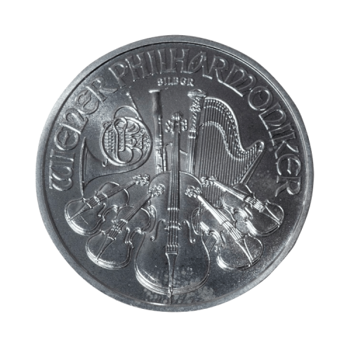 Thumbnail 1 oz Philharmoniker d'Argent Plusieurs Années front